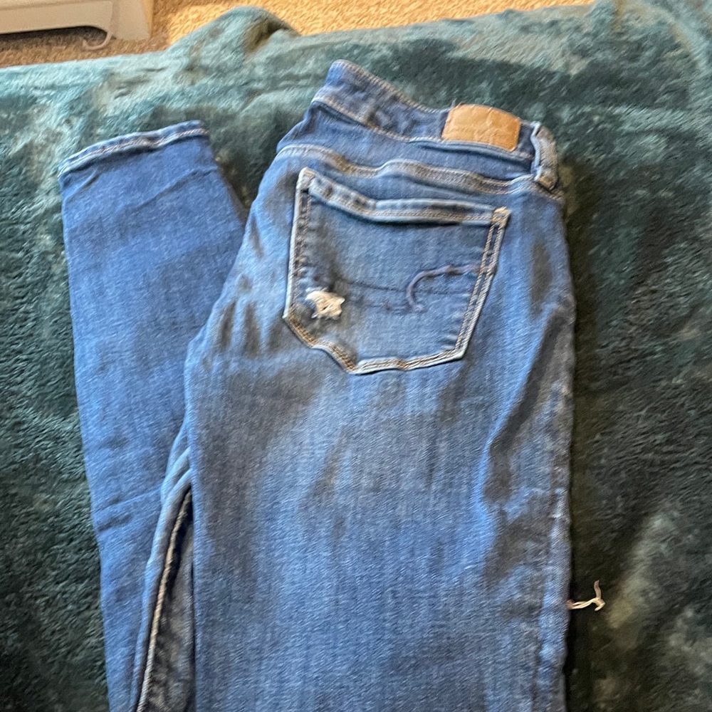 American Eagle Outfitters Blue Skinny Jeans